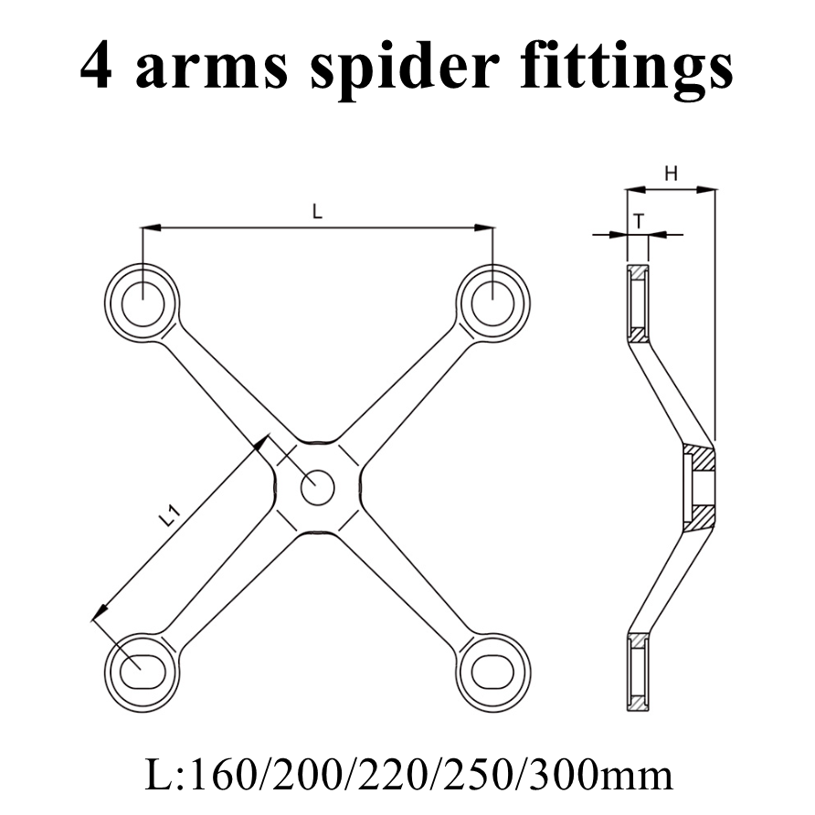 4 arms spider fitting2